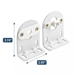 Soporte para persianas enrollables, soporte para persianas enrollables grandes, apto para tubos AM35, ERB35, 50 mm, 55 mm y 63 mm
