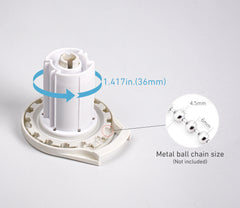 استبدال قابض ظل رولرهاوس R16 لأسطوانة بقطر 1.5 بوصة (38 مم)