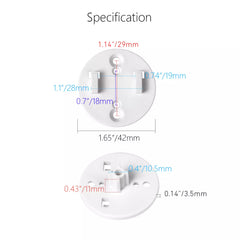 Tubular Motor Bracket Adapter Plate, Mounting Plates for Electric Blind Motor