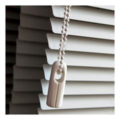 4mm Vertical Blind Bead Chain Stopper - Clear Plastic Crimp Holder for Window Blind (10pcs)