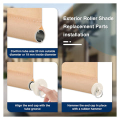 Spring Ball Cord Lock for Roller Shades - Outdoor Windproof Rope Stopper