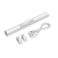 12V Lithium Ion Rechargeable Pack Wand - Power and Charge Blinds, Shades Curtains - 2600mAh, Output 5V 1A,  Easy to Install - Includes Wall Mounting Clips,Type-C Cable
