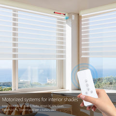 EY2512 DC12V Tubular Motor Electric Blind Motor Remote Control.