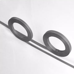 Fita PP com Cola para Cortinas e Estores - 50 m/rolo 12 mm de Largura Fita PP com Cola Cinzenta - Estores de Rolo, Fita de Jardim, Fita para Janelas, Fita de Jardinagem