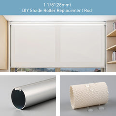 Roller Shades Tube,1-1/8" (28mm) Aluminum Tube,Roller Blinds Tube - 1 PCS