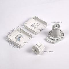 Supports de Façade pour Stores Enrouleurs à Chaîne de 7,6 cm - Composants de Stores Enrouleurs avec Mécanisme d'Embrayage Métallique