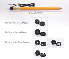 110V/120V Tuya WiFi 35mm Roller Blinds Motor Wired, 6N 20rpm, Smart Google Alexa APP Electric Remote Control Motorized Roller Blinds