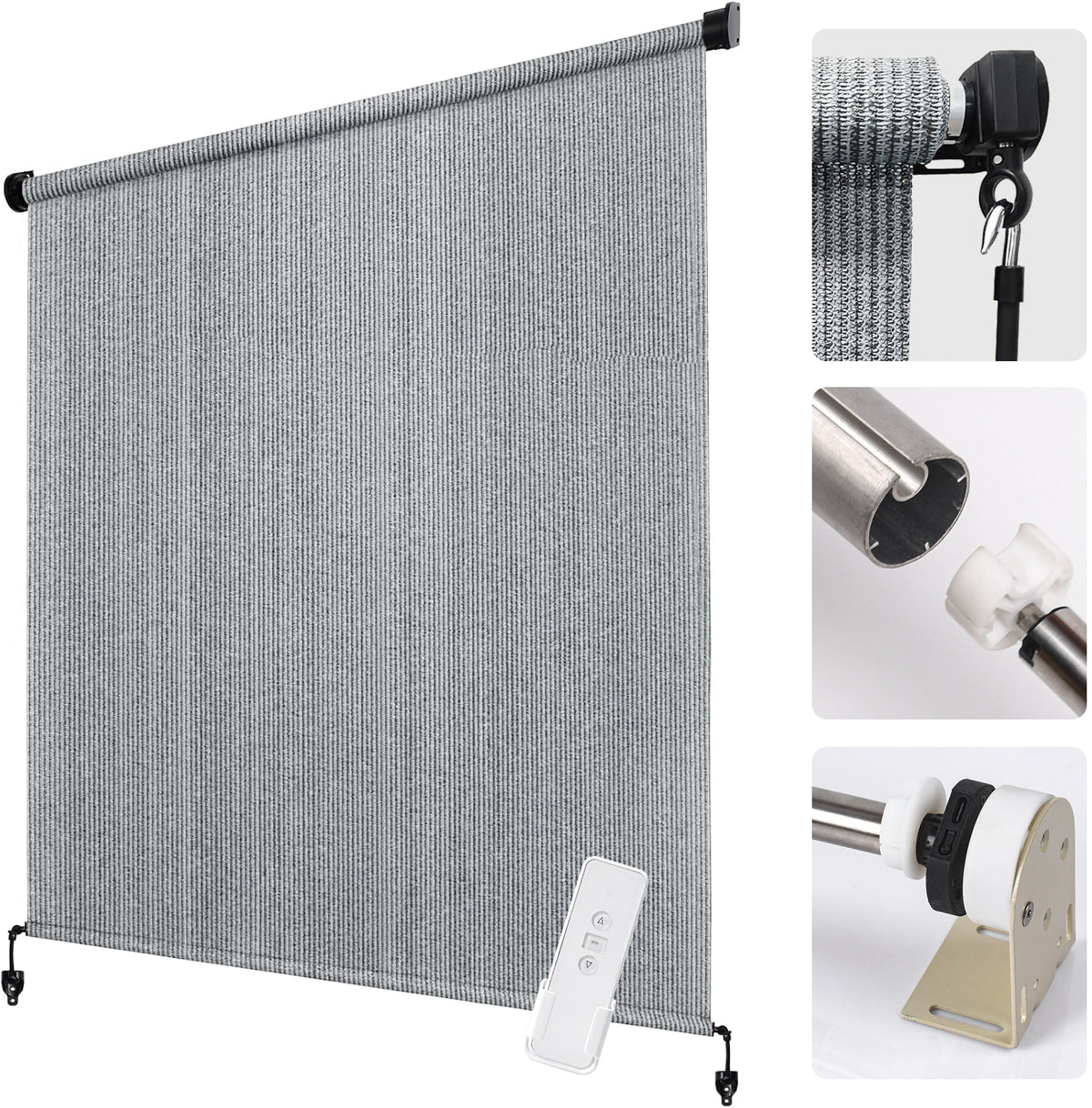 coolaroo markise Electric Sun Shades Outdoor Motor Kit for Coolaroo Shade Screen, Coola – RollerHouses