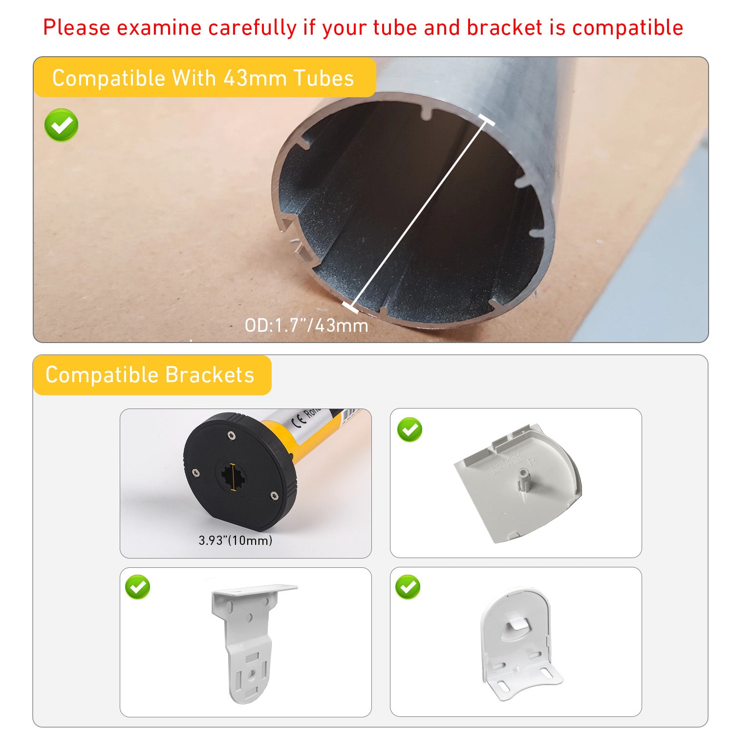 Matter Motorizado Estores Motor Para HomeKit Estores Rolos，Apto 1.5"(38mm) Tubo de Estores，Recarregável, Controlo Remoto, Controlo por Voz