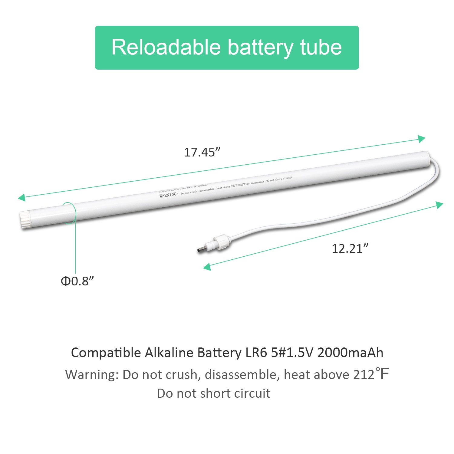 Rolo Rts General Battery 12V Blinds Battery Pack Wand for RTS Motors replaceable somfy #9018685 ...