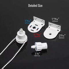 Universal Roller Blind Clutch Kit for 32mm (1-1/4 inch) Shades - Heavy Duty Bead Chain Controller & Hardware Fittings