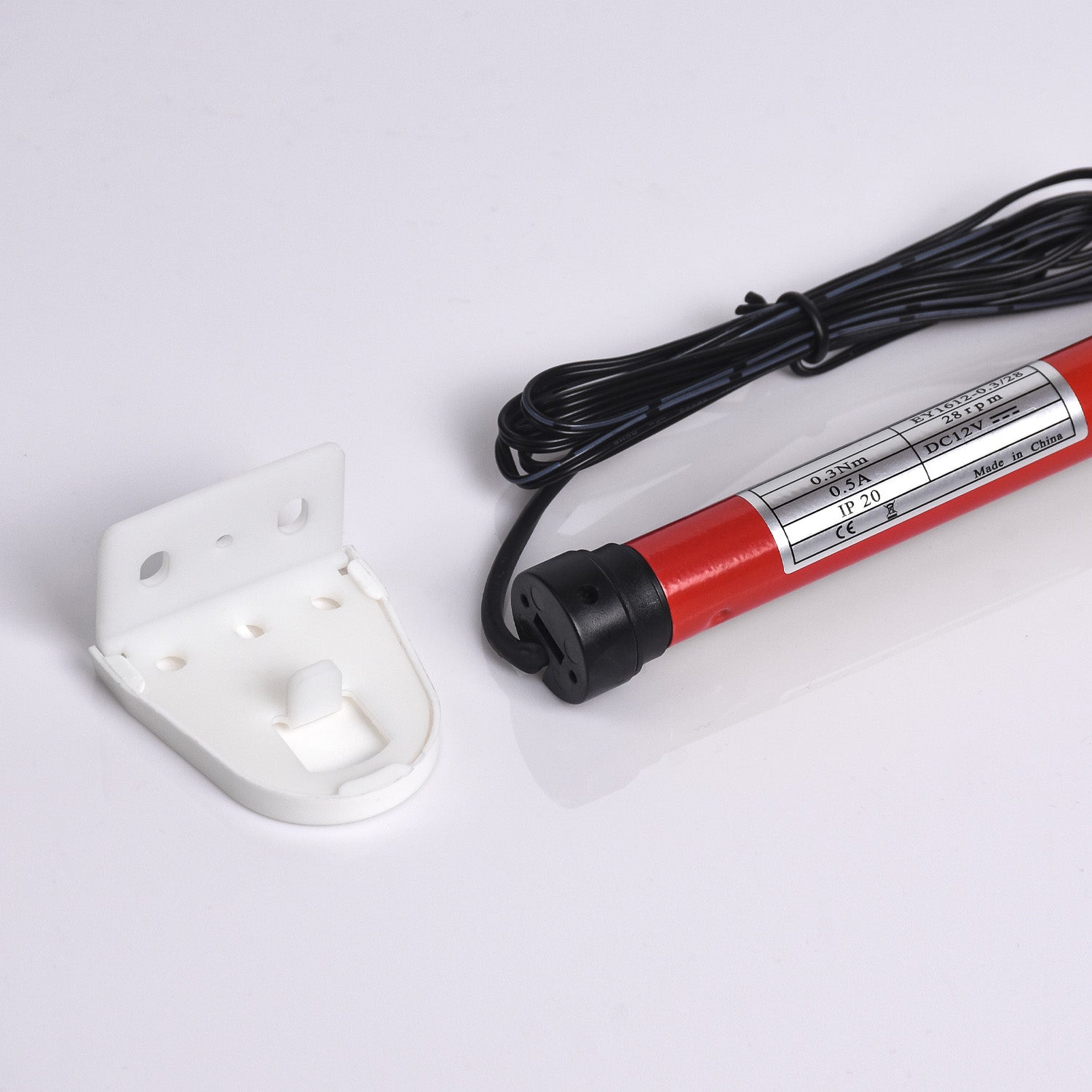 EY1612: 12 V festverdrahtet mit ferngesteuertem Jalousienmotor-Kit, Nachrüstung von 1-Zoll- und 1-1/8-Zoll-Röhren
