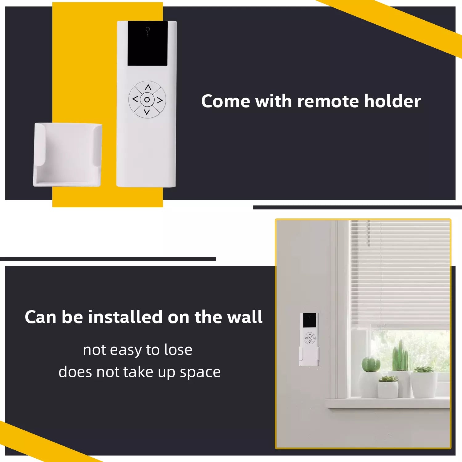 AC114-01 RF 433.92 Wireless Control, 1 Channel Blinds Controller for Motorized Roller Shades and Blinds