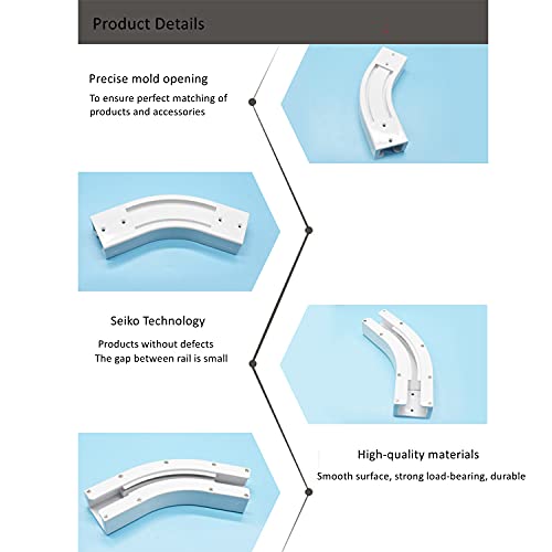 90 Degree U Type and L Type Window Electric Curtain Track Joiner.