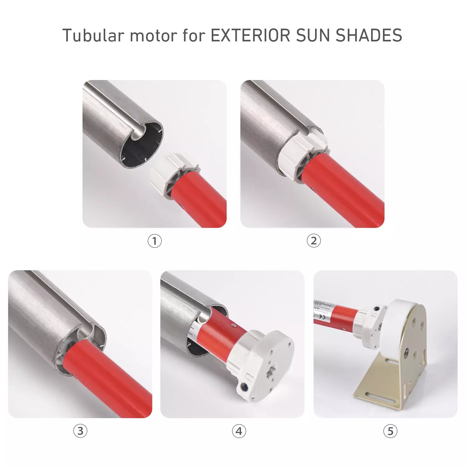 Motor Shading Rings Coolaroo Roller Shade Motor,for Coolaroo Outdoor Shades Fit 38mm Shade ...