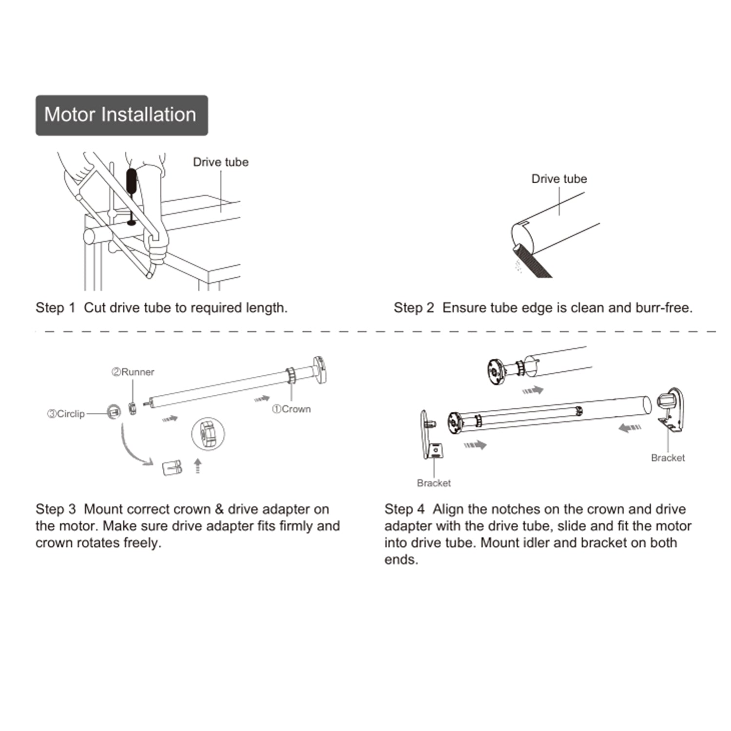 AM25 Blinds Motor: Rechargeable Battery Motor kit.