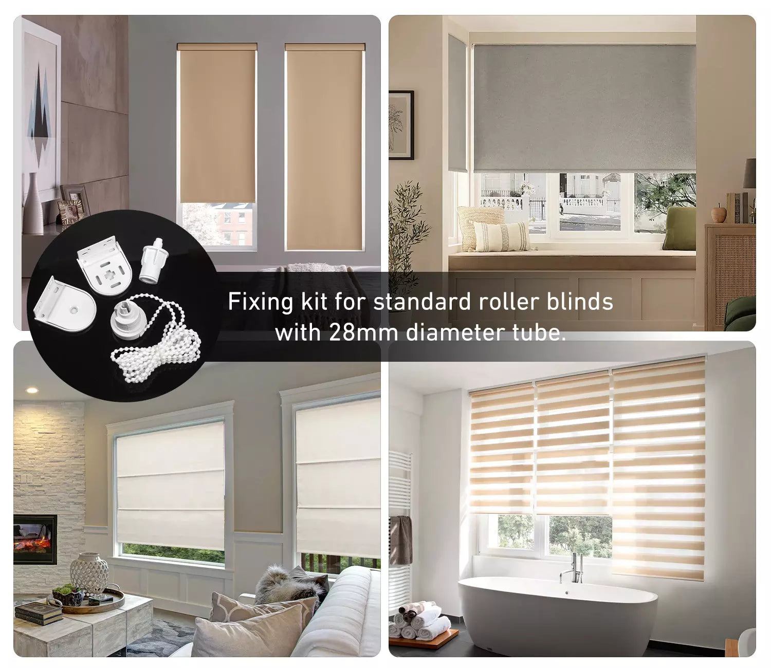 Blind Rope Inch Clutch Universal Roller Blind Clutch Kit for 32mm (1-1/4 inch) Shades - Heavy ...