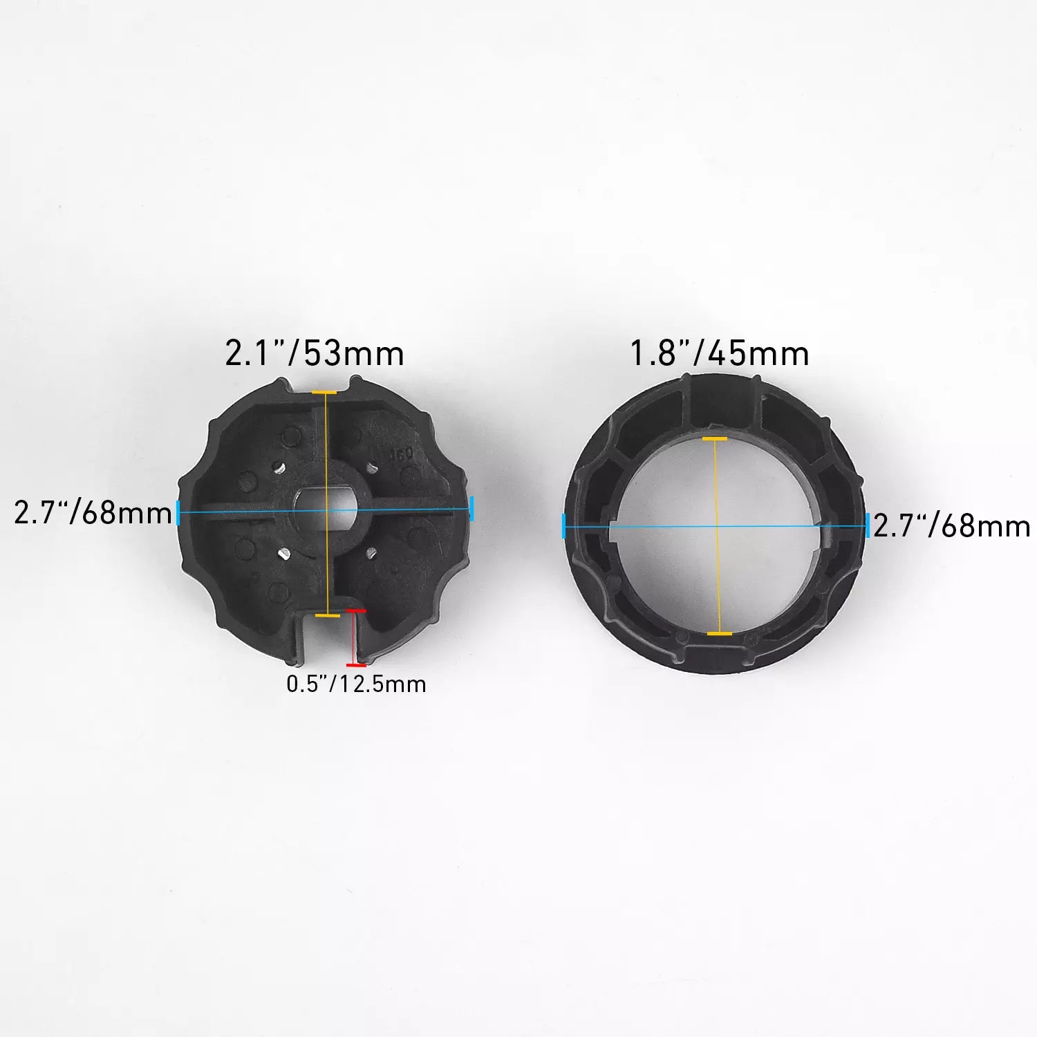 AM45-50/12-XP モーター リトラクタブル アウニング用、Somfy LT50 トゥバーラルモーターの代替品 内蔵レシーバー＆リミットスイッチ付き モーター式リトラクタブルアウニング シェード用——防水＆UL認証済み