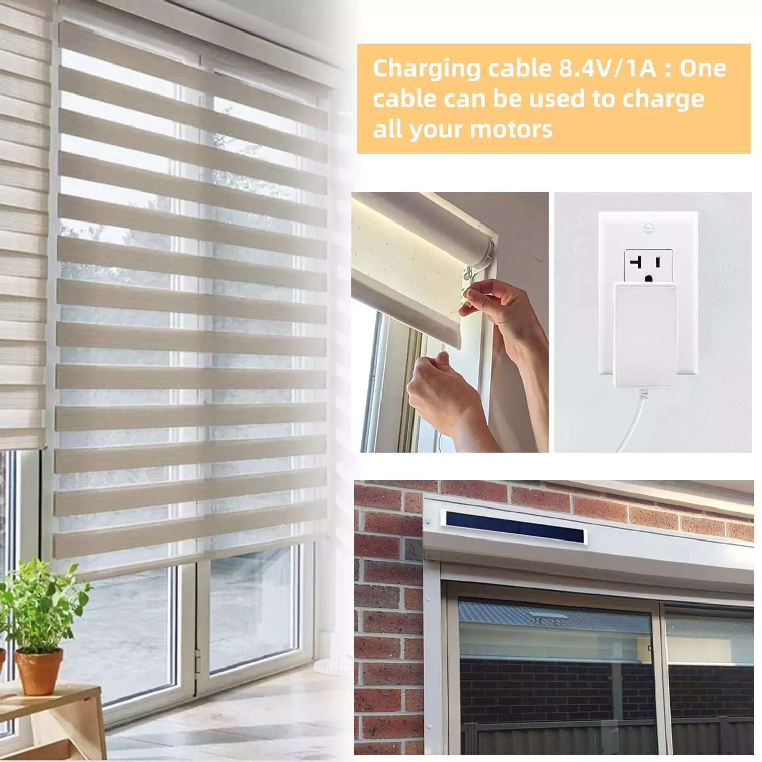 ERB25-1.1/28 Tubular motor for Roller Blinds, Zebra Blinds, Roman Blinds, Replacement Motor, or DIY Motorized Rollershade