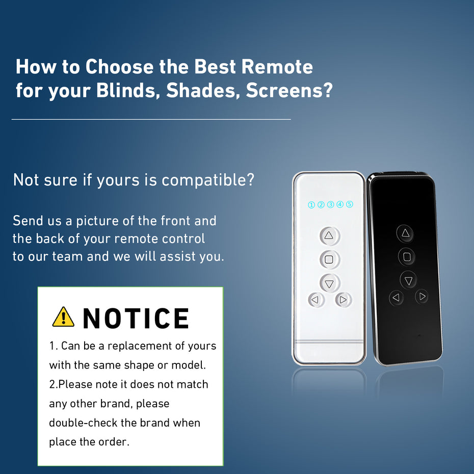 Remote Control Window Film Blinds Remote Control – RollerHouses